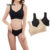 Lovito Conjunto de Sutiã de 2 Peças com Bojo Casual Lsio Sem Costura Confortável com Almofadas Removíveis L004033