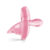 Chupeta Lillo Soft Calming 100% Silicone 0 a 6 Meses Cor Rosa com 1 Unidade