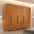 Guarda Roupa Casal Toronto 100 MDF 8 Portas e 4 Gavetas com Pés Moderna Mobília