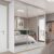 Guarda Roupa Casal 100% MDF BP com 3 Portas Espelho Zermatt Branco