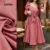 Vestido de cintura estreita com decote quadrado e manga bufante com cadarço-DRB150P2D095