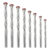 Kit 8 Brocas Uso Concreto E Paredes  3, 4, 5, 6, 7, 8, 9, 10