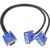 Cabo Y Duplicador Splitter VGA 1X2 – 1 Entrada para 2 Saídas – Telas Espelhadas.