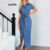 Lovito Vestido Elegante Com Botão Liso E Cinto Frontal Para Mulheres LBL16404