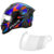 Kit Capacete Fechado Pro Tork Stealth Concept + Viseira Cristal