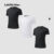 Lovito Camiseta Casual Básica Primavera/verão Branca para Homens LNE110084