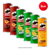 Combo Pringles Creme e Cebola 3 unid + Pringles Churrasco 2 unid + Pringles Queijo 1 unid