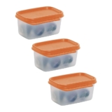 Kit 3 Potes Herméticos Tupperware Basic Line Transparente 160ml