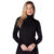 Blusa Básica Feminina Oliveira Malhas em Tricot com Gola Alta Preto