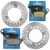 Kit Discos de Freio Nmax 160 Abs 2017-2025 + Pastilhas Cobreq