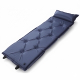 Colchonete Trekking Azul 183x57x2,5cm Autoinflável com Travesseiro Inflável ZELT