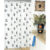 Cortina para Box Polietileno 135x178cm Plast Léo Estampada Sortido