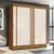 Guarda Roupa Solteiro 2 Portas de Correr 2 Gavetas B353 Briz Off White/Nature
