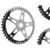 Coroa Roda Dentada Engrenagem Estrela 46d 5 Furos Bicicleta mtb beach