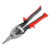 TESOURA PARA CHAPA, CORTE RETO, CABO DUPLA INJECAO, 10POL., 250MM, 1PC // MTX