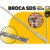 Broca Sds Plus 6x110mm Profissional P/ Perfuração Em Concreto Pedra E Alvenaria Furadeira Martelo Profissional Eda
