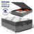 Cama Box Baú Casal  com Colchão de Espuma D33 Ortobom Airtech Ortopillow 100