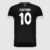 Camisa Kappa Vasco Supporter UP Preta 10 Coutinho