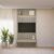 Painel Ripado Modular 1,40m Nicho Curvo Led Linea Brasil