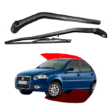 Braço do Limpador de Para brisas Traseiro + Palheta Fiat Palio 1996 – 2016 Cinoy