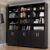 Armário Estante Multiuso Office Livreiro com 6 Portas 181,5cm Preto