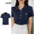 Lovito Camiseta Casual Com Botão De Laço Liso Para Mulheres L105MD633