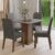 Conjunto Sala de Jantar Tampo de Madeira 4 Cadeiras Aspen Madesa