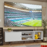 Rack para TV até 80 Polegadas 160cm com Pés Branco/Rustic Torino Madesa