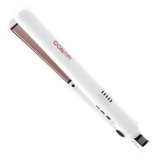 Prancha de Cabelo Conair Double Ceramic Óleo de Coco 210°C 5 Temperaturas Bivolt Branco – CS221CDBR