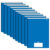 Kit 10 Cadernos Brochura Universitário Capa Dura 48 Folhas Stiff Azul – Jandaia