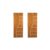Kit com 2 Folhas de Porta Madeira Decorada 210x60cm Espessura 3,5cm Cantareira