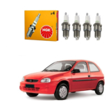 Jogo Velas Ngk Corsa 1.0 8v 1998 A 2002