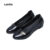 Lovito Sapatos de Barco Casuais com Laço para Todas As Estações Sapatos de Barco Pretos para mulheres LFA85008