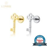 Piercing Helix Labret Orelha Titânio Chave Piercing Para Lábio Cartilagem Tragus Conch