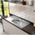 Pia de Cozinha em Aço Inox de 150cmx53cm Concretada com Válvula Inox 3.1/2 Pino Plus 30 150cm x 53cm