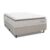 Cama Box Colchão Casal Molas Ensacadas City Pillow Top 138x188x61cm Branco / Bege Hellen