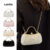 Lovito Bolsa de Mão Pequena para Mulheres em Tecido com Paetês elegante LFA98155