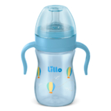 Mamadeira com Alça Super Evolution 240ml Azul – Lillo