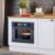Balcão Forno Embutir com Tampo Emily Espresso Móveis Branco HP/Nature