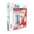 Fichário revestido com cristal A4 branco 40mm 1711 com 2 argolas Chies