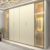 Guarda-roupa Casal 6 Portas com 2 Portas Reflecta com Pés com Led Innova 100% MDF Off White