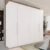 Guarda-Roupa Casal Casal 6 Portas 3 Gavetas Roma Espresso Móveis Branco