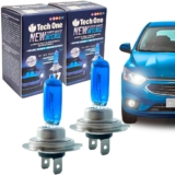 Par Lampada Super Branca H7 8500k Tipo Xenon 12v 55w Techone