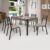 Conjunto Sala de Jantar Mesa Jade 140x80cm Tampo Vidro com 6 Cadeiras