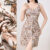 Lovito Vestido Casual de Botão para Primavera/verão para mulheres L143ED620