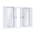 Janela de Aço Veneziana de Correr 100x150cm 6 Folhas com Vidro Riobras 100cm x 150cm