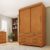 Guarda Roupa Solteiro com pés 2 Portas 6 Gavetas 133cm Chicago   Cinamomo