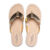 Chinelo Feminino Modare com Tira Larga Metalizada Dourado