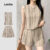 Lovito Tops ou Calças Elegantes com Faixa Lateral Simples para Primavera/verão para Mulheres L155ED787