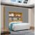 Guarda Roupa Modulado Casal 6 Portas 3 Gavetas Top Cancun Nature/ Cinza